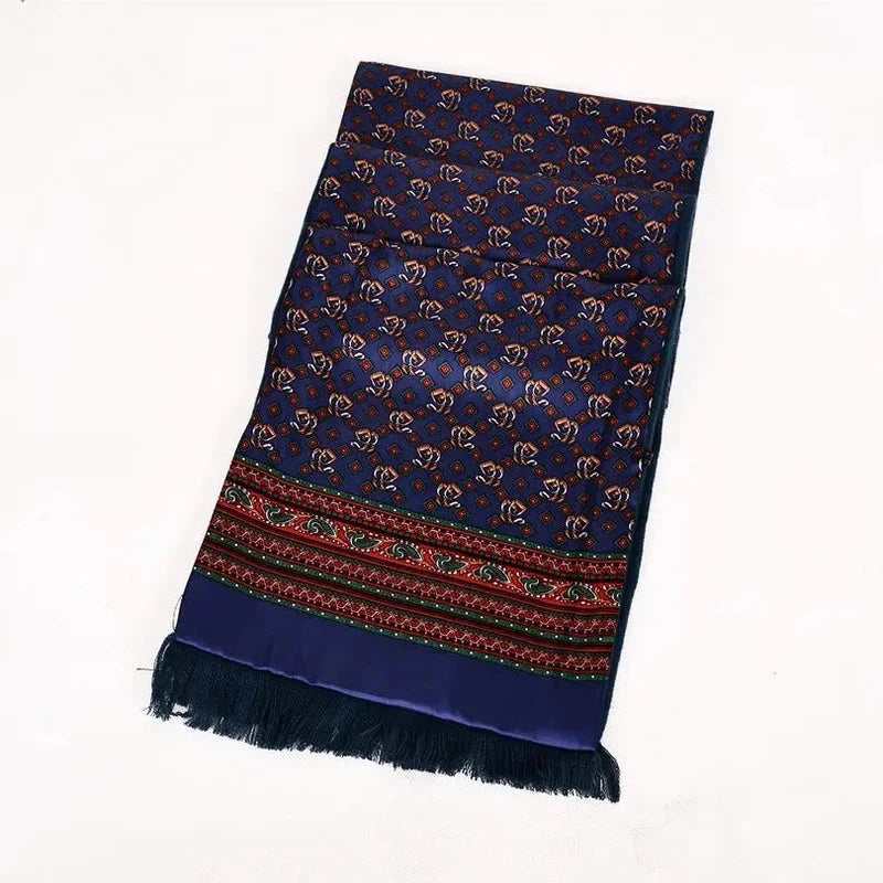 Écharpe foulard homme de soie