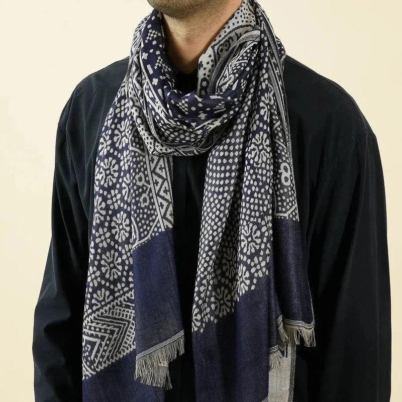 Écharpe homme 100 % coton