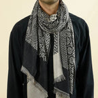 Écharpe homme confectionnée en coton