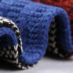 Écharpe homme décorée de motifs jacquard
