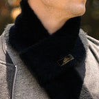 Écharpe homme douce façon duvet