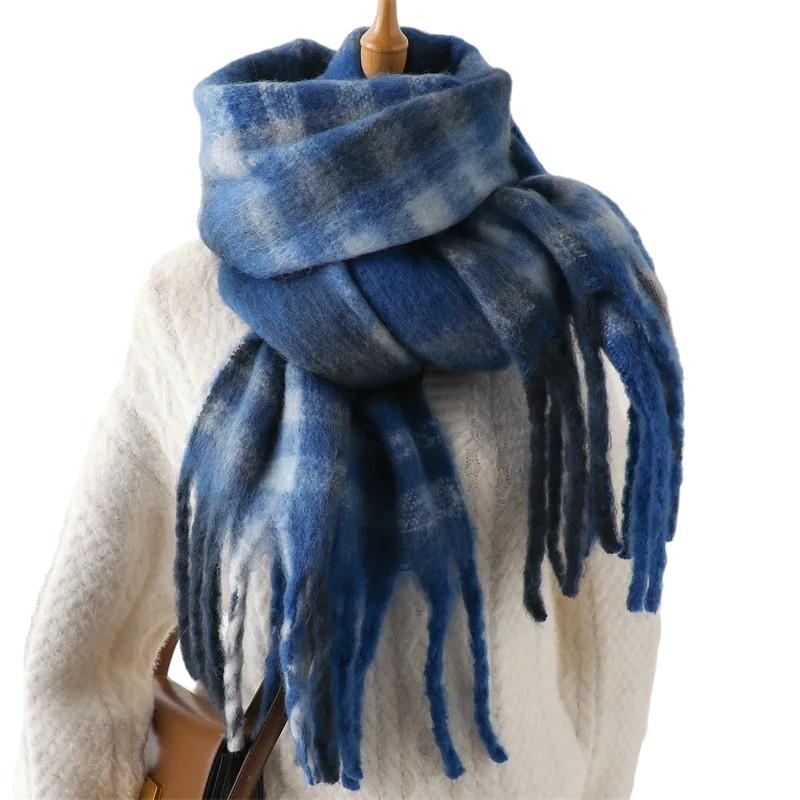 Écharpe inspirée du plaid tartan