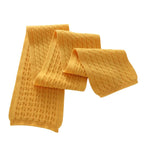 Écharpe jaune pour femme en cachemire