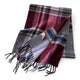 Burgundy and Gray