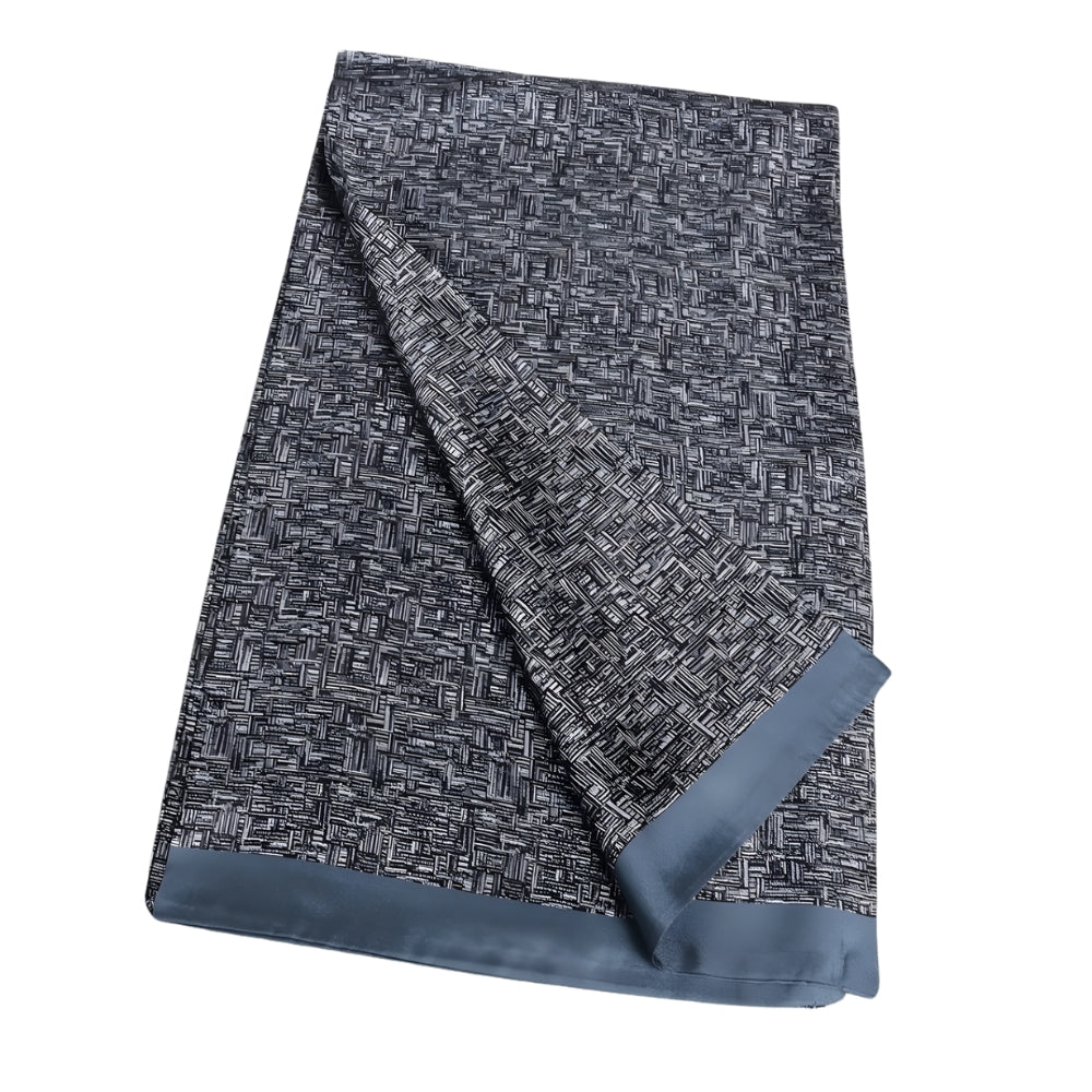 Écharpe masculine de soie avec motif cachemire