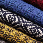 Écharpe masculine de style jacquard