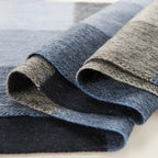Écharpe masculine en laine à carreaux