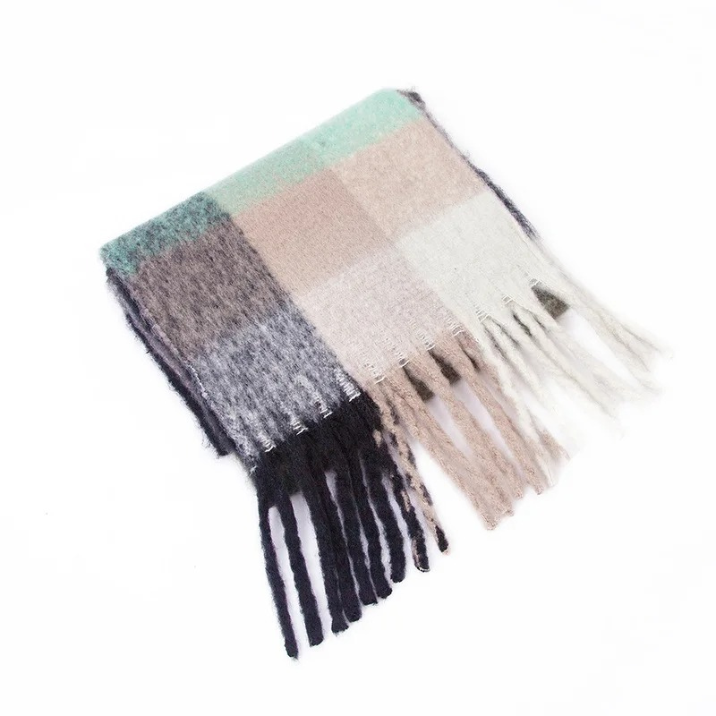 Écharpe multicolore ample pour femme