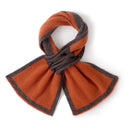 Écharpe orange en cachemire