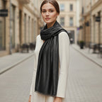 Écharpe pailletée noire