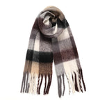 Écharpe plaid au motif à carreaux