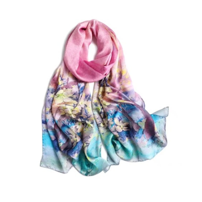 Écharpe pour femme en soie tendance