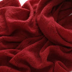 Écharpe pour femme rouge en cachemire