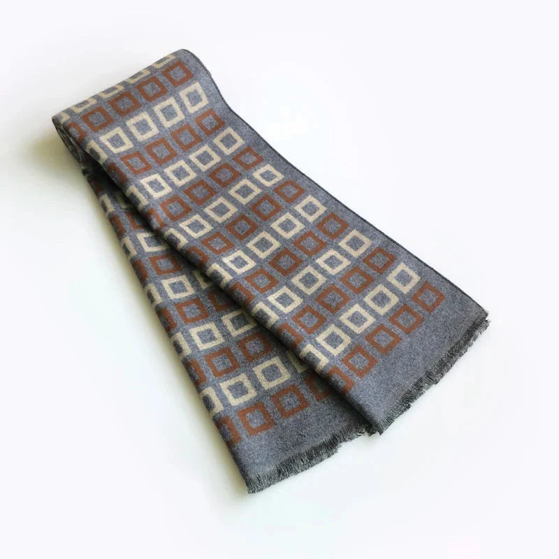 Écharpe pour homme adaptée à l'hiver