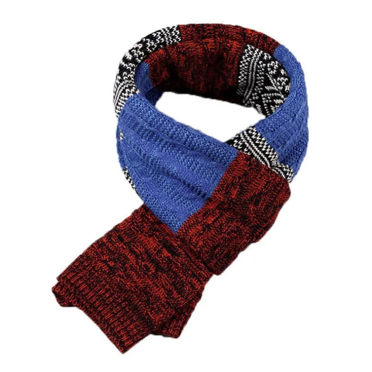 Écharpe pour homme au motif jacquard