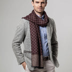 Écharpe pour homme coloris bleu marine