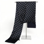 Écharpe pour homme de style vintage en soie
