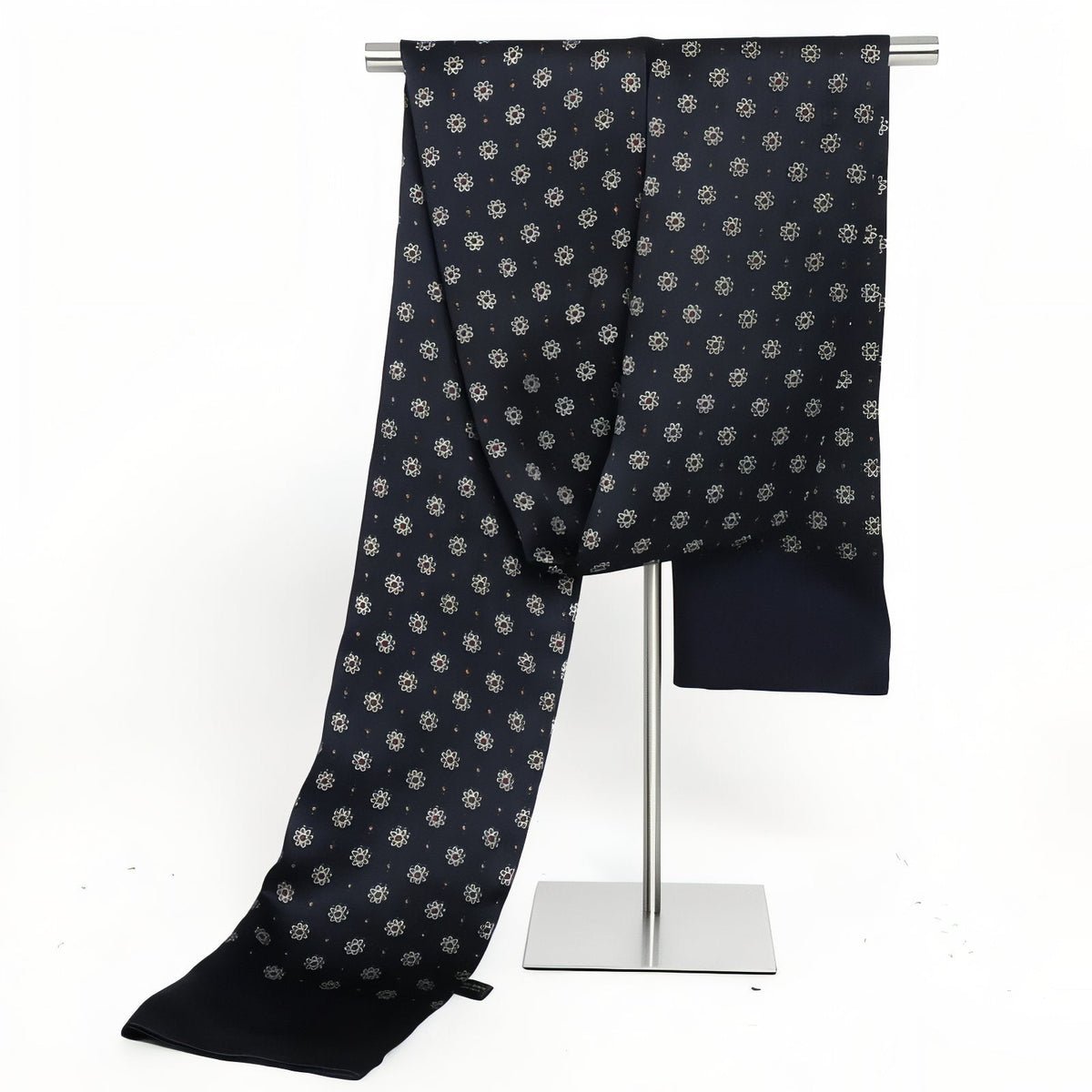 Écharpe pour homme de style vintage en soie
