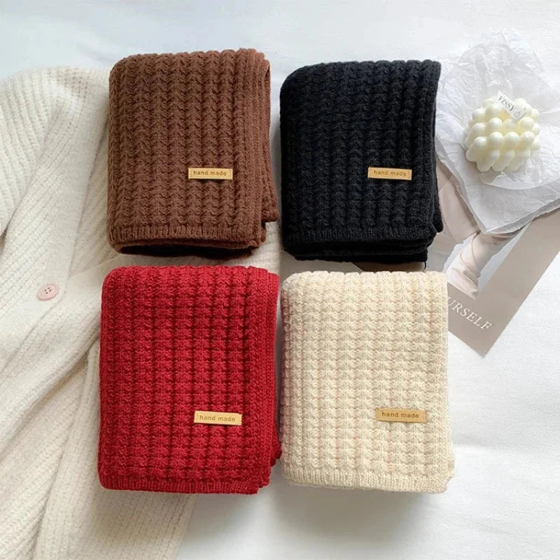 Écharpe réalisée en tricot