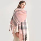 Écharpe tartan de style plaid