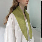 Écharpe triangle femme en tricot