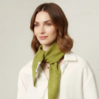 Écharpe triangulaire en tricot pour femme