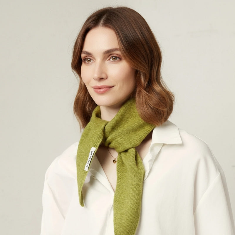 Écharpe triangulaire en tricot pour femme