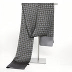 Écharpe vintage en soie pour homme