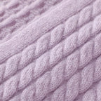 Écharpe violette pour femme en cachemire