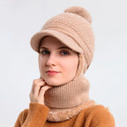 Ensemble bonnet casquette et écharpe