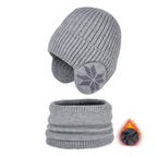 Ensemble bonnet et cache-cou enfant garçon