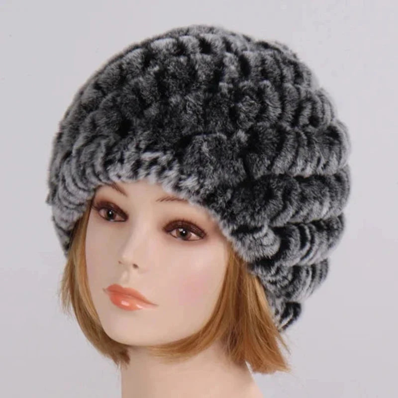 Ensemble bonnet et snood femme