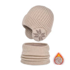 Ensemble bonnet et snood pour garçon