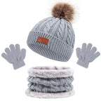 Ensemble d'accessoires bonnet gants écharpe pour enfant