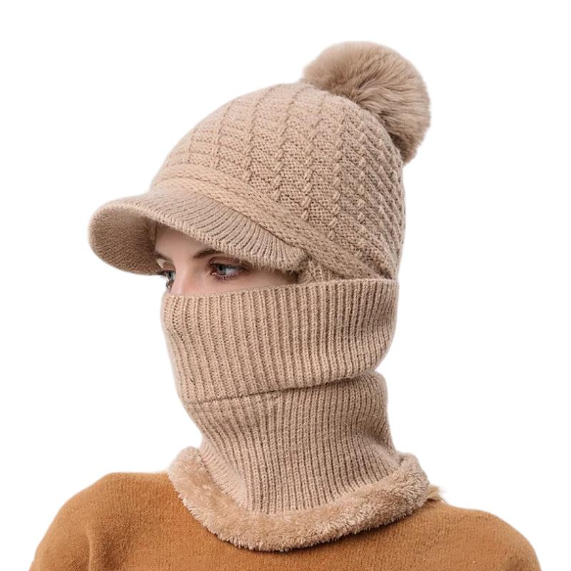 Ensemble écharpe avec bonnet casquette