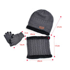 Ensemble enfant avec bonnet, snood et gants