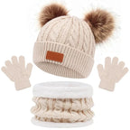 Ensemble enfant bonnet gants écharpe