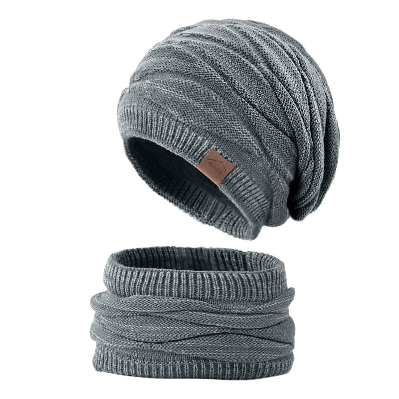 Ensemble féminin snood et bonnet