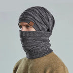 Ensemble homme bonnet et snood