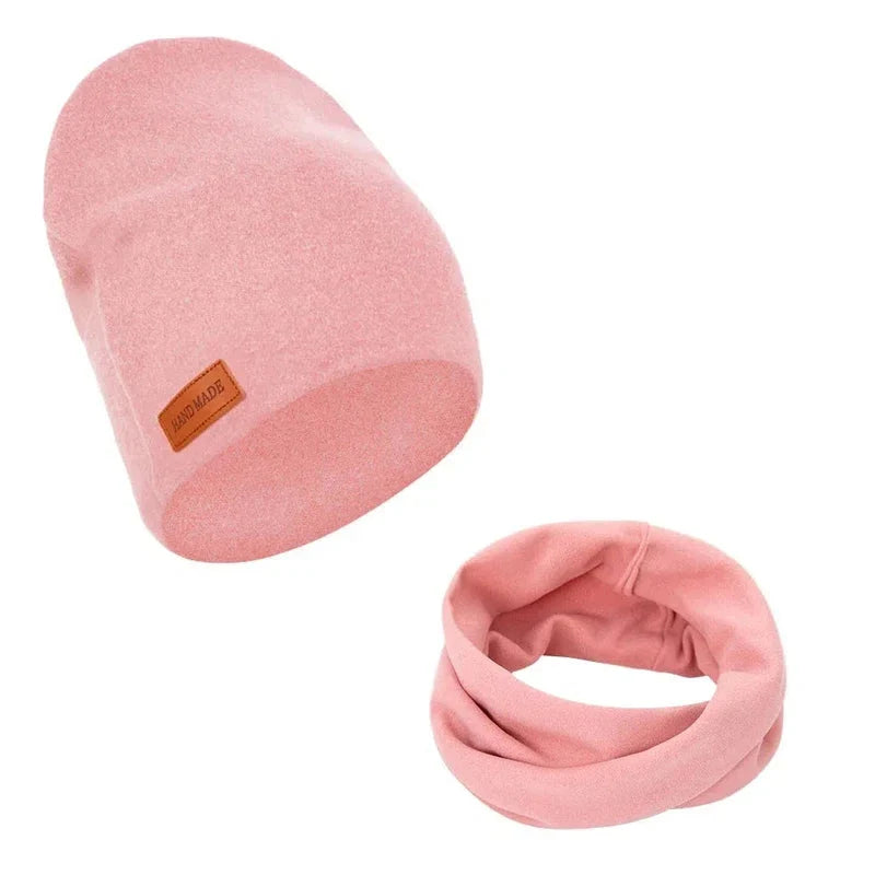 Ensemble pour enfant bonnet et snood