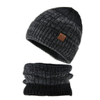 Ensemble pour femme bonnet snood en tricot