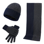 Ensemble pour homme avec bonnet écharpe gants