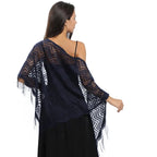 Étole au crochet façon dentelle