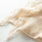 Étole beige 100 % cachemire