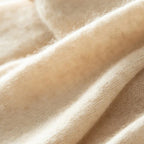 Étole beige matière cachemire