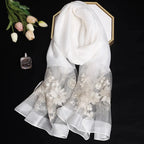 Étole blanche pour mariage