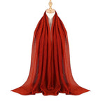 Étole conçue en foulard