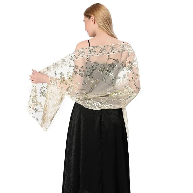Étole de mariage chic