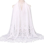 Étole de mariage en dentelle