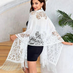 Étole dentelle destinée au mariage